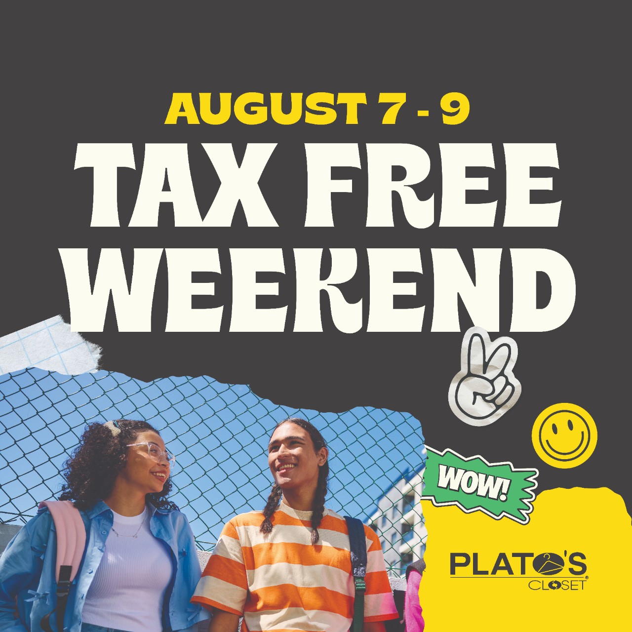 Shop Tax Free All Weekend Long at Plato's Closet in Flint Michigan